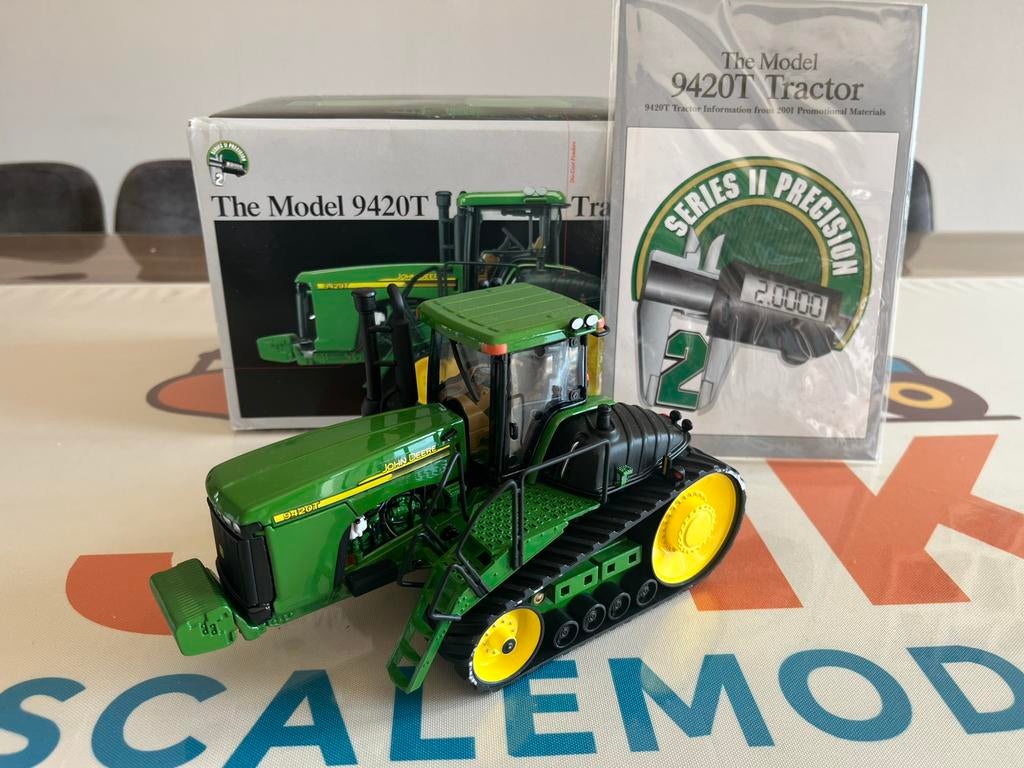 John Deere 9420 T rupstractor Ertl Precision 15286, Ophalen of Verzenden, Zo goed als nieuw, Tractor of Landbouw, ERTL
