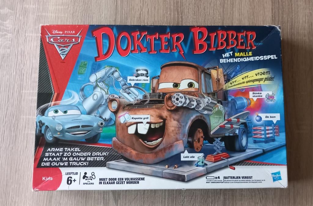 Dr. Bibber, gezelschapspel., Hobby en Vrije tijd, Gezelschapsspellen | Bordspellen, Ophalen of Verzenden, Zo goed als nieuw