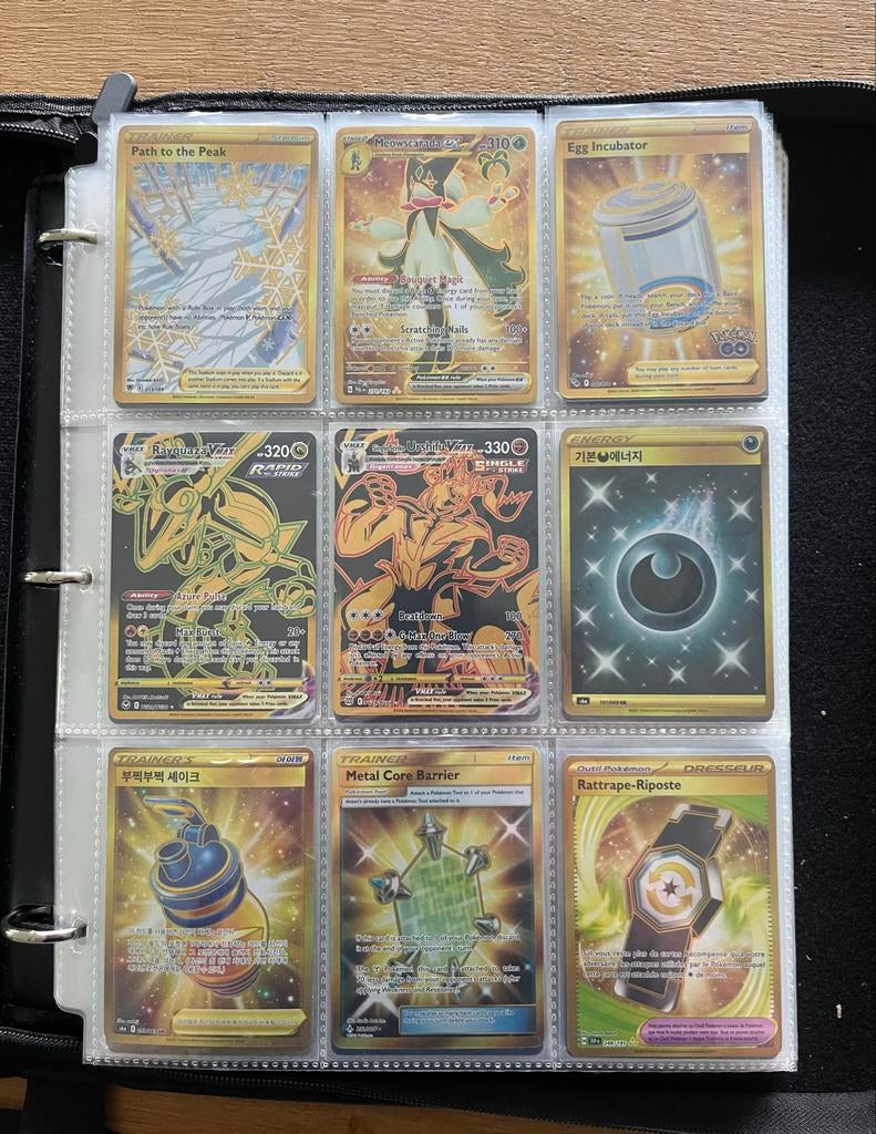 Pokémon kaarten collectie, Ophalen of Verzenden, Zo goed als nieuw, Meerdere kaarten, Foil