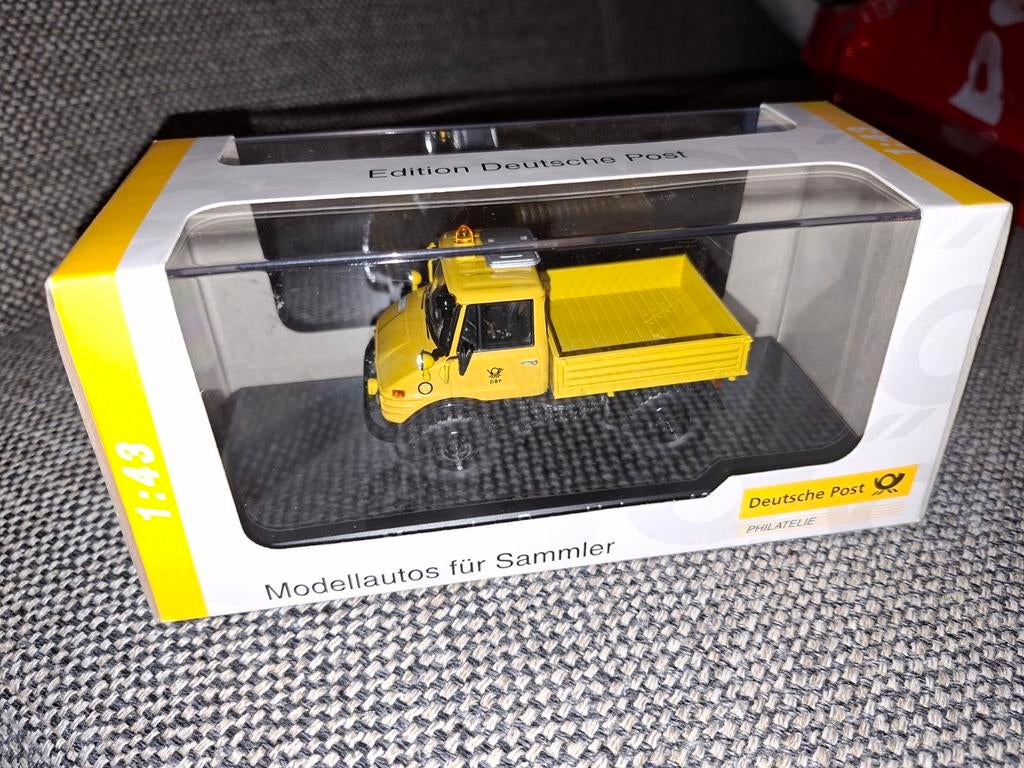 Schuco 1/43 unimog 406 Deutsche Post limited, Ophalen of Verzenden, Nieuw, Auto, Schuco