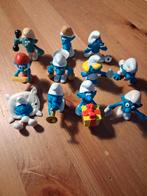 Set van 11 kleine plastic Smurfen figuurtjes, Ophalen of Verzenden
