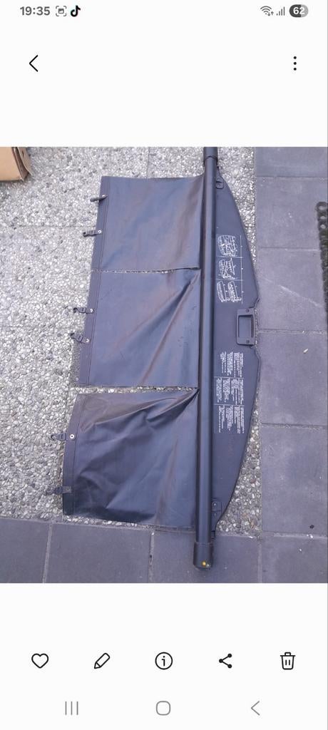 Hoedenplank / Bagageafdekking toyota verso 2008, Ophalen of Verzenden