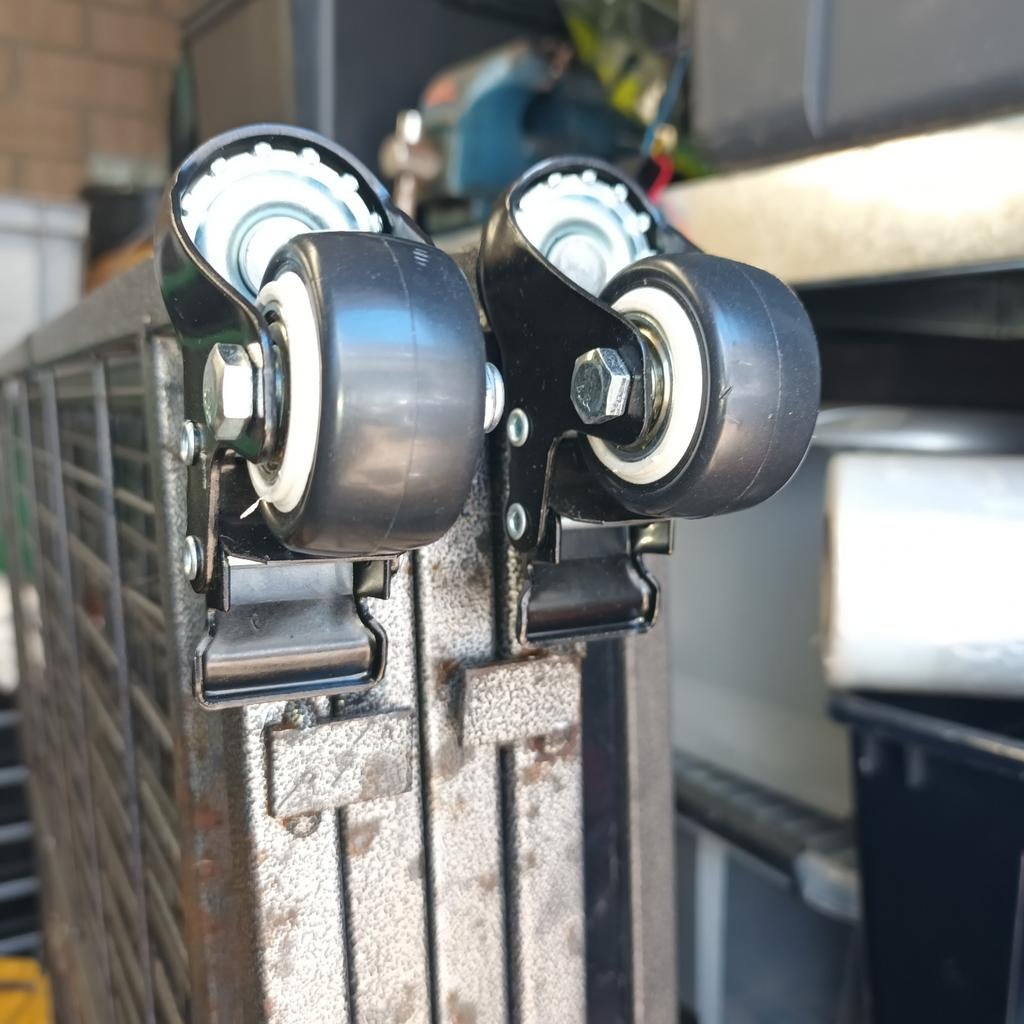 XXL Bench op wieltjes en inklapbaar 1.25x76x88, Ophalen, Gebruikt