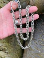 925 Zilveren Koningsketting - Handgemaakt, Sieraden, Tassen en Uiterlijk, Ophalen of Verzenden, Nieuw, Zilver, Zilver