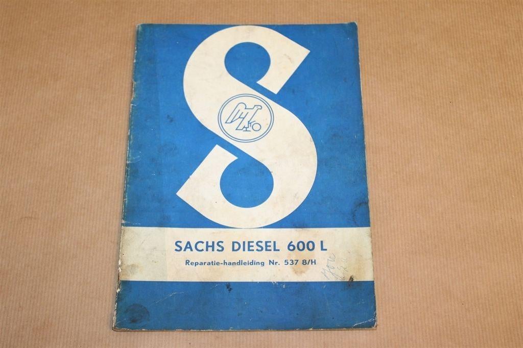 Sachs Diesel 600 L Reparatie-handleiding - Ca 1965, Ophalen of Verzenden, Gelezen, Bouwkunde