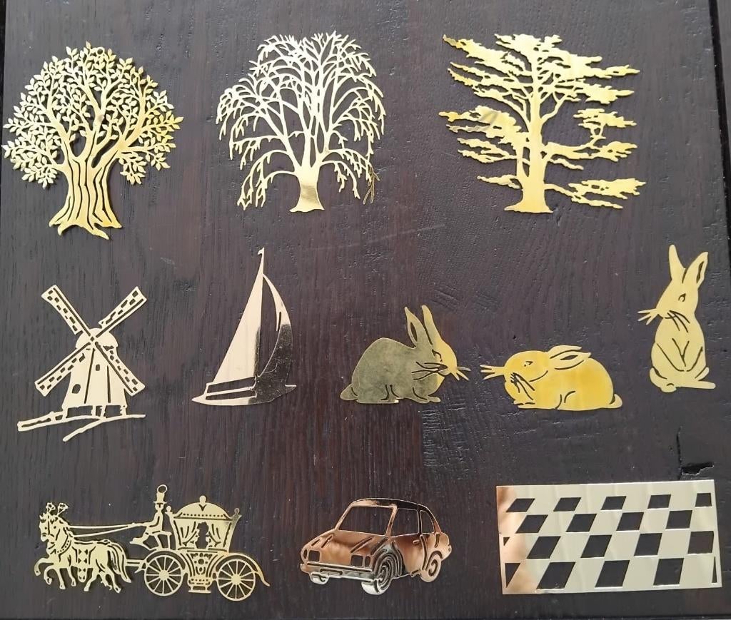 SJABLONEN  -Voor zandschilderen--, Ophalen of Verzenden, Gebruikt, Overige thema's, Overige typen