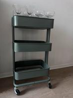 IKEA RÅSKOG roltafel / trolley - groengrijs, Ophalen, Gebruikt