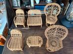 Rotan meubeltjes voor poppenhuis of Barbie, Kinderen en Baby's, Ophalen of Verzenden, Gebruikt, Jongen of Meisje