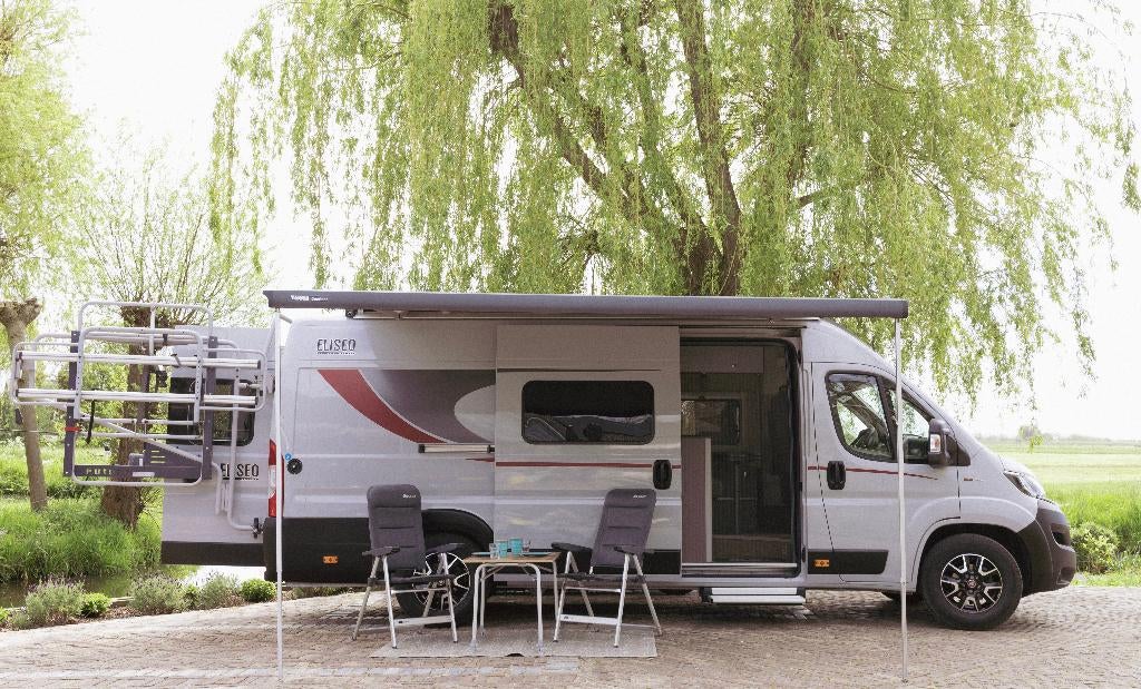 Luxe Bürstner Eliseo 640 buscamper met lengtebedden!, Caravans en Kamperen, Verhuur