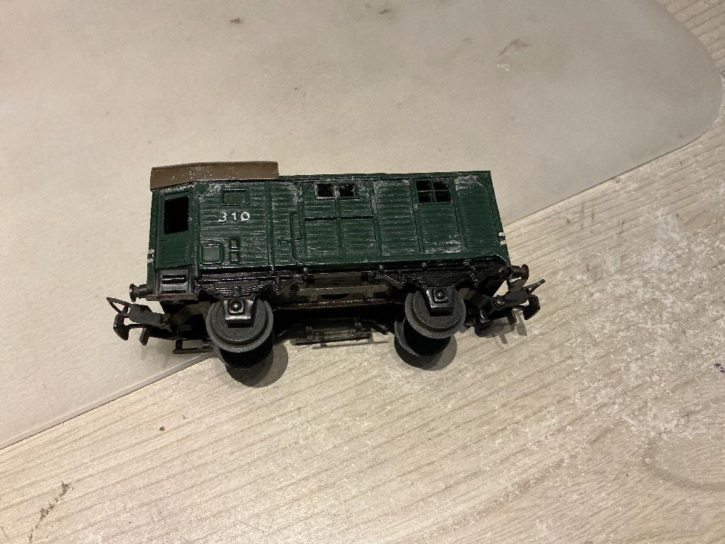 Marklin 310 bagage wagon, Wisselstroom, Gebruikt, Wagon, Ophalen of Verzenden