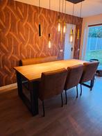 Eettafel excl stoelen, Ophalen, Teakhout, 200 cm of meer, 50 tot 100 cm