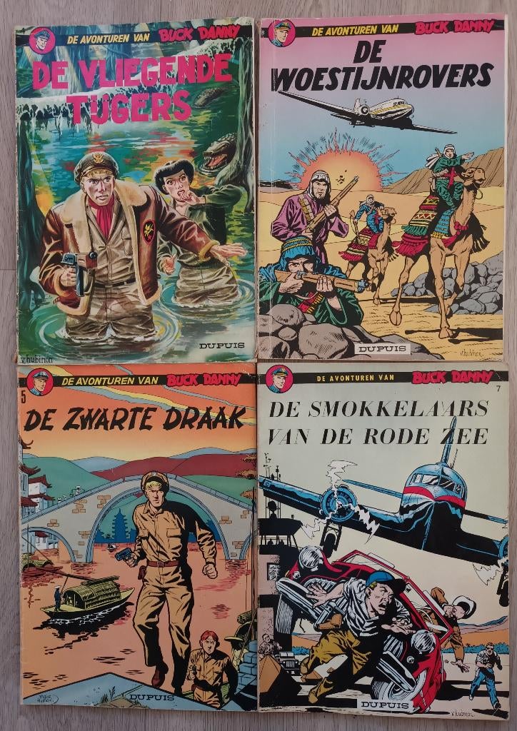 buck danny, Meerdere stripboeken, Ophalen of Verzenden, Gelezen