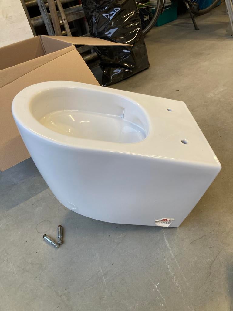 Toilet pot randloos, Ophalen of Verzenden, Zo goed als nieuw