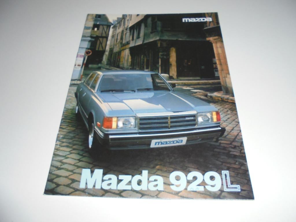 brochure Mazda 929 Legato  1982, Ophalen of Verzenden, Zo goed als nieuw, Mazda