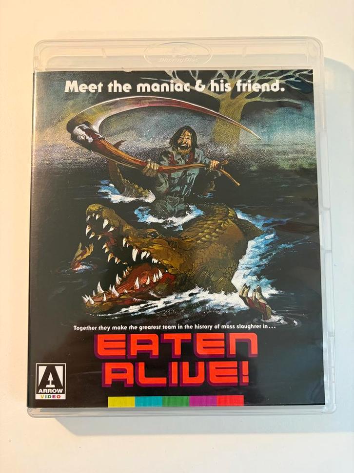 Eaten Alive! Zeldzame horror blu-ray, Cd's en Dvd's, Blu-ray, Gebruikt, Horror, Ophalen of Verzenden