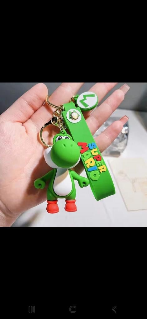 Nieuwe Super Mario Yoshi sleutelhanger, Ophalen of Verzenden, Nieuw