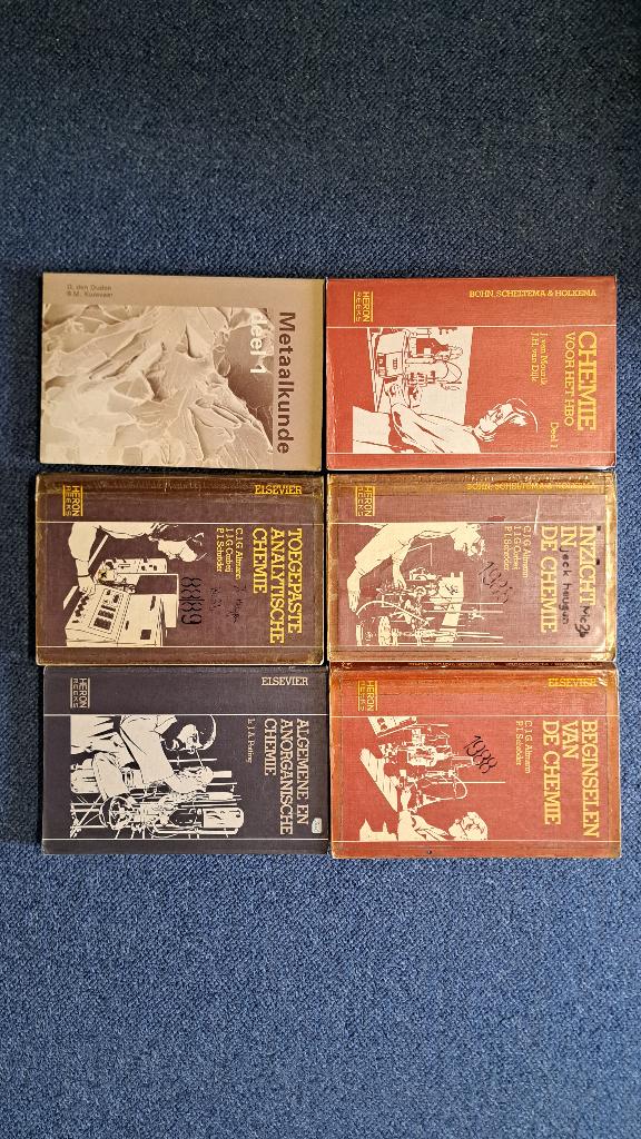 Chemische schoolboeken MBO HBO HLO, Boeken, Ophalen of Verzenden, Beta, Zo goed als nieuw, MBO