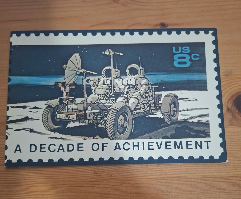 Kaart Space postzegels Verenigde Staten, Ophalen of Verzenden, Noord-Amerika