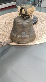 Antieke Koperen Scheepsbel met Unieke Gravure '16', Antiek en Kunst, Ophalen