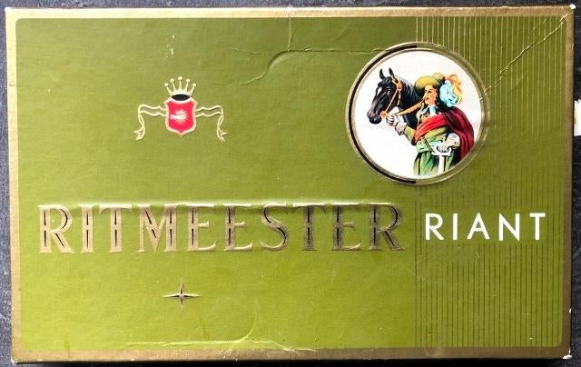 Sigarendoosje van Ritmeester Riant, Verzamelen, Rookartikelen, Aanstekers en Luciferdoosjes, Ophalen, Gebruikt, Tabaksdoos of Verpakking