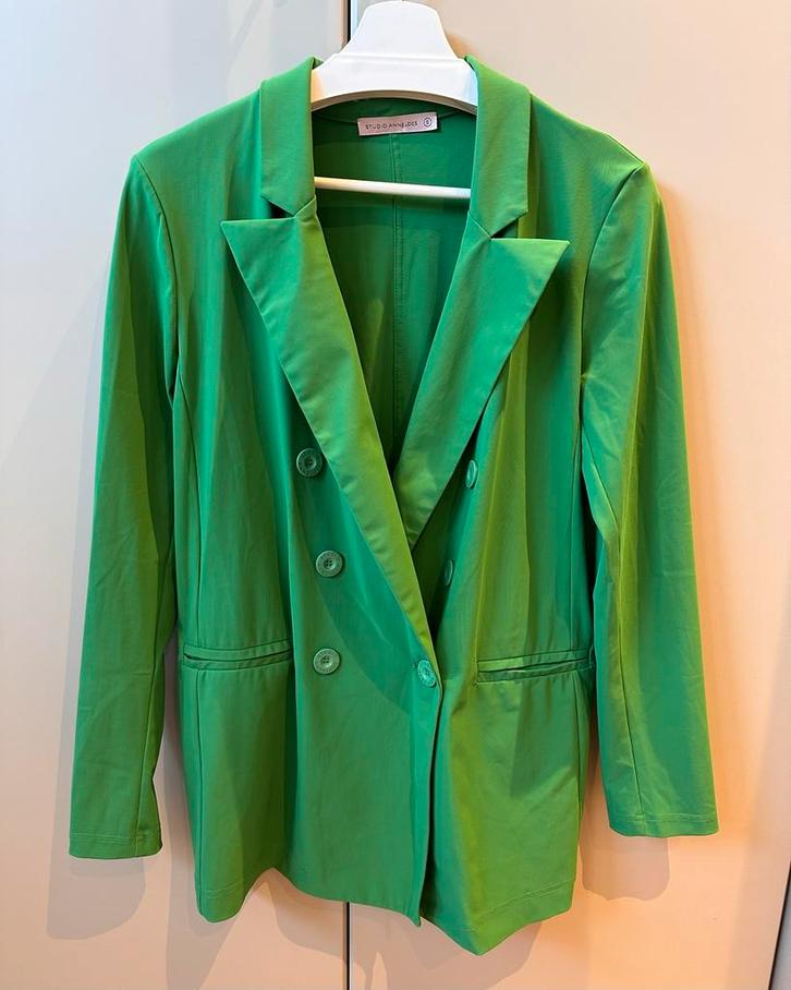 Studio Anneloes Blazer - Groen - Maat S, Kleding | Dames, Jassen | Zomer, Maat 36 (S), Groen, Ophalen of Verzenden