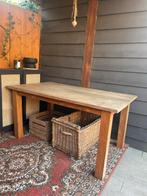 Houten eiken tafel - opknapper, Ophalen, Gebruikt, Eikenhout, 50 tot 100 cm