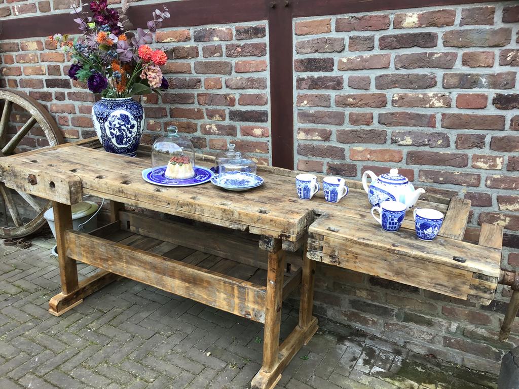 Timmermans werkbank ook voor decoratie/interieur/brasserie, Doe-het-zelf en Verbouw, Werkbanken, Ophalen, Gebruikt, Bankschroef