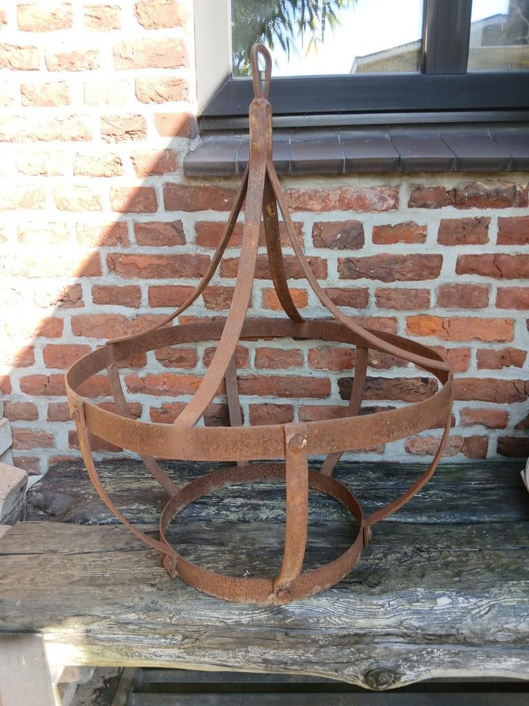 Brocante kroonluchter, Tuin en Terras, Verzenden