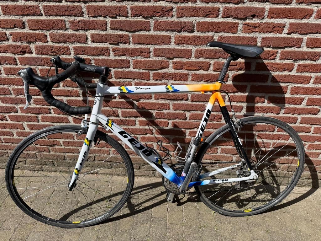 heren racefiets 65cm, Fietsen en Brommers, 28 inch, Gebruikt, Aluminium, Meer dan 20 versnellingen