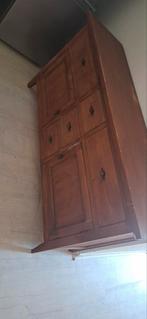 Antiek dressoir - Mooie zware kast, intact, Gebruikt, 100 tot 150 cm, 25 tot 50 cm, Overige houtsoorten