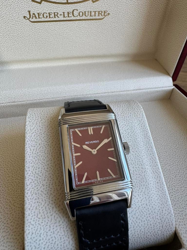 Jaeger-LeCoultre.🆕.Reverso.Grande., Sieraden, Tassen en Uiterlijk, Horloges | Heren, Overige merken, Leer, Staal, Polshorloge