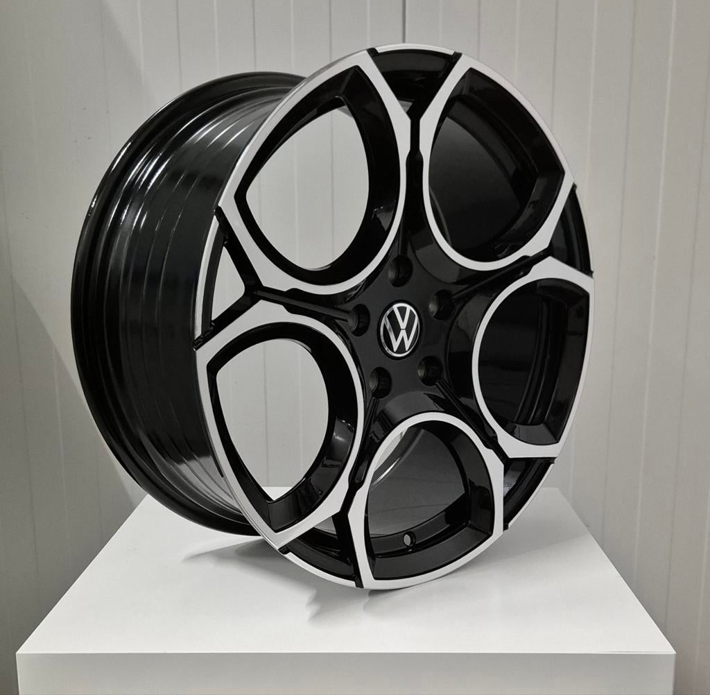 18 19 inch VW Queenstone-Look Golf 7 8 GTI GTE VELGEN 5X112, Auto-onderdelen, Banden en Velgen, 19 inch, Velg(en), Nieuw, 225 mm