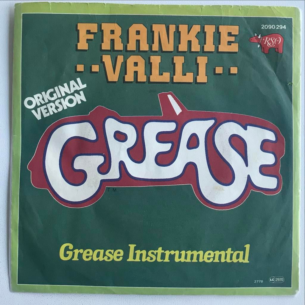 Frankie Valli - Grease (Single, 7 inch), Cd's en Dvd's, Vinyl Singles, Gebruikt, Filmmuziek en Soundtracks, 7 inch, Single