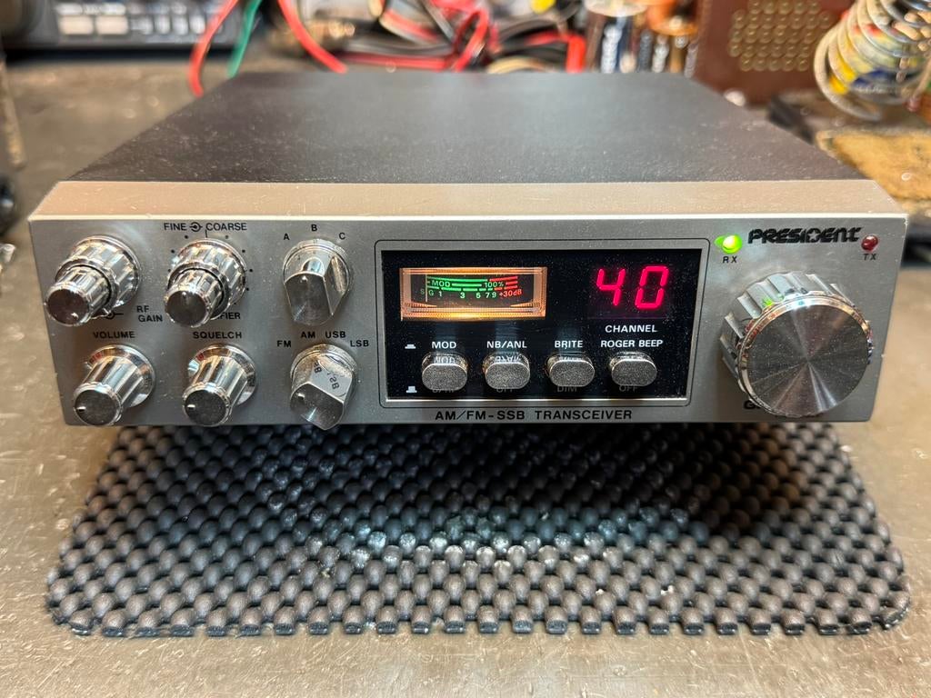 27 mc president grant classic allmode 120 ch pr incl vzk, Telecommunicatie, Ophalen of Verzenden, Zender en Ontvanger