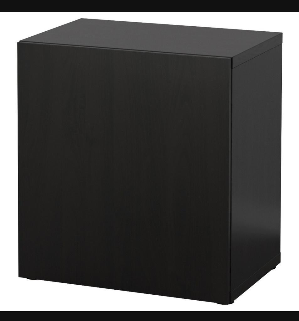 Ikea Besta kast 2 stuks zwart, Huis en Inrichting, Kasten | Overige, Zo goed als nieuw, Ophalen