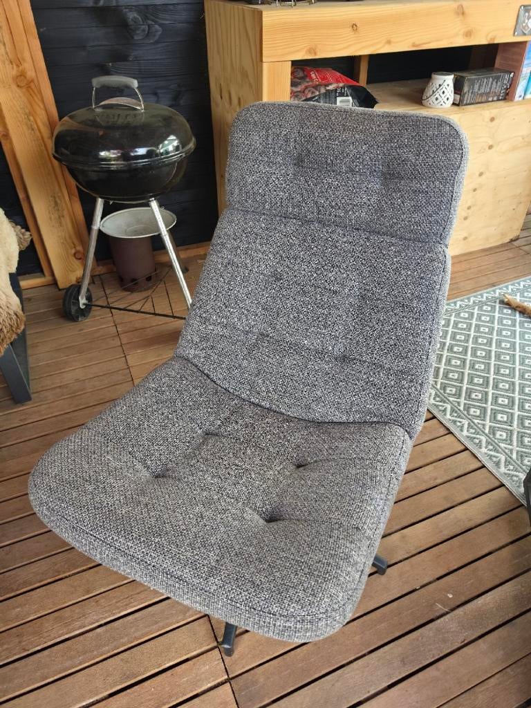 Fauteuil Havberg draaibaar, Ophalen of Verzenden, Gebruikt, 75 tot 100 cm, 50 tot 75 cm