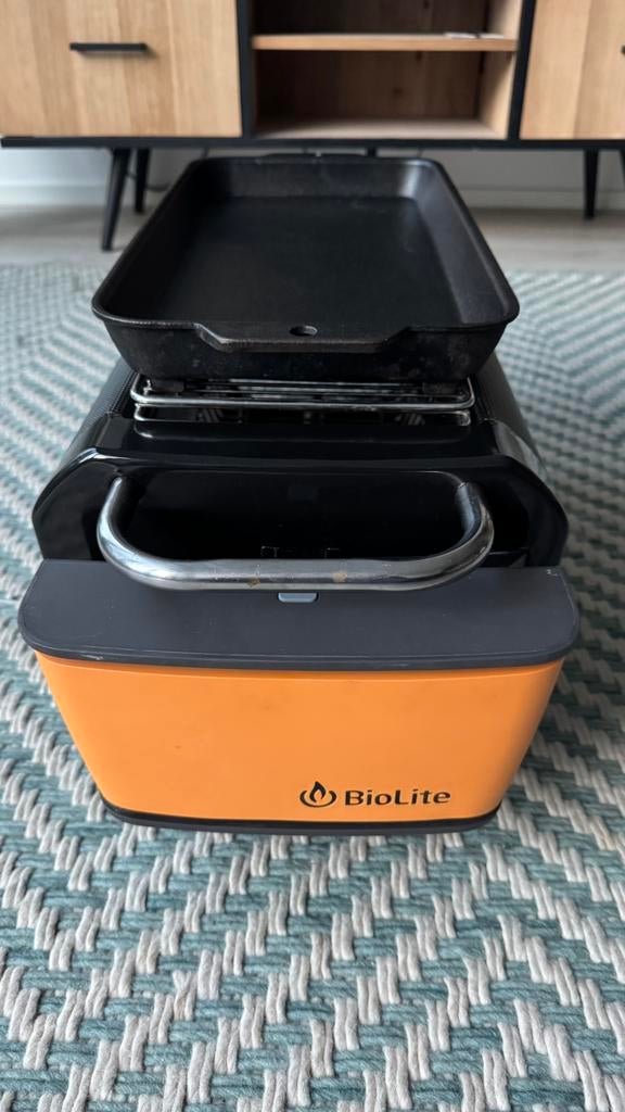 BioLite FirePit+ incl. draagtas & gietijzeren bakplaat, Ophalen, Gebruikt
