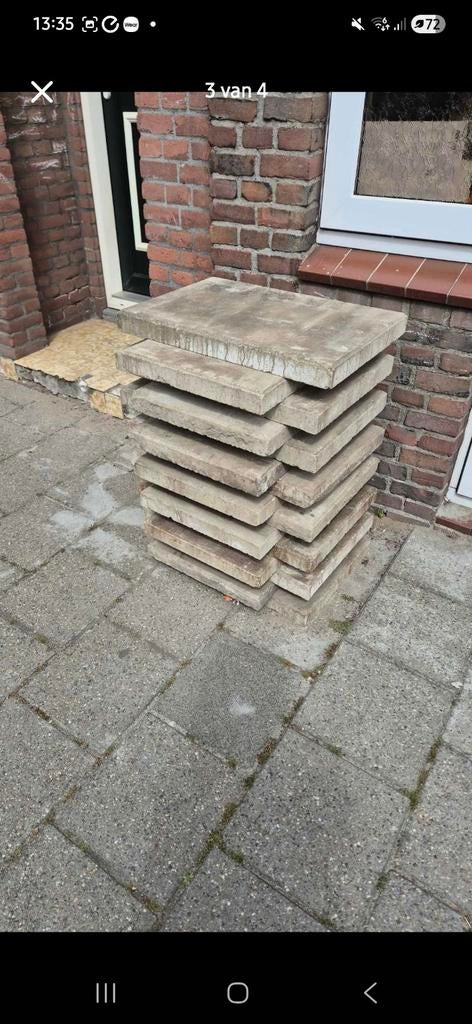 Gratis beton tegels 60x40 - direct op te halen!, Ophalen, Beton, Terrastegels