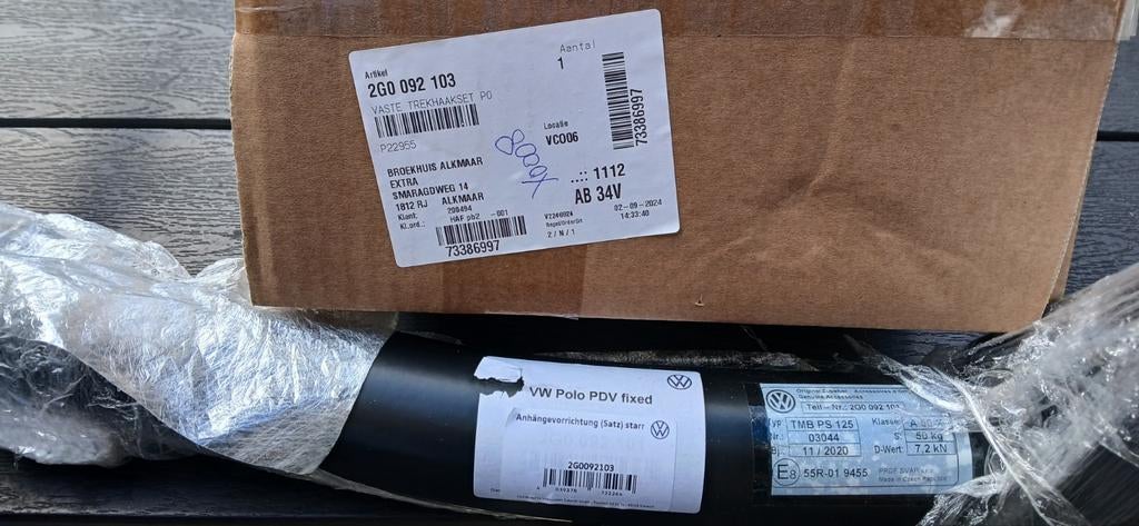 Te koop Trekhaak Polo 2019, Ophalen, Nieuw