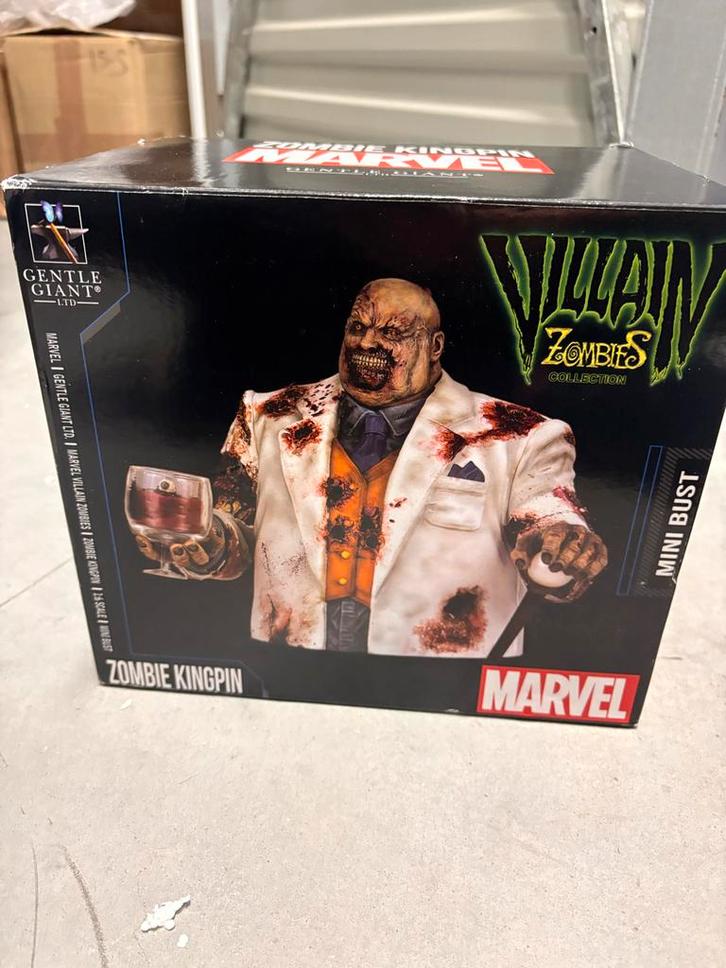Marvel Villain Zombies: Zombie Kingpin Mini Buste, Verzamelen, Poppetjes en Figuurtjes, Zo goed als nieuw, Ophalen of Verzenden