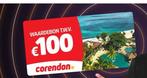 Corendon waardebon €100 (reisvoucher), Drie personen of meer, Overige soorten, Overige typen