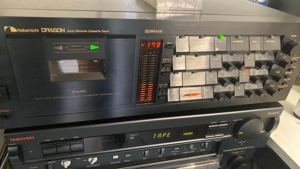 Nakamichi Dragon cassettedeck zeer laat nr uit 1995. Uniek., Audio, Tv en Foto, Cassettedecks, Ophalen, Enkel, Overige merken