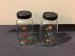 2 voorraadpotten de Bruin koek Gorinchem, Huis en Inrichting, Ophalen of Verzenden, Zo goed als nieuw, Overige materialen, Pot, Bus of Blik