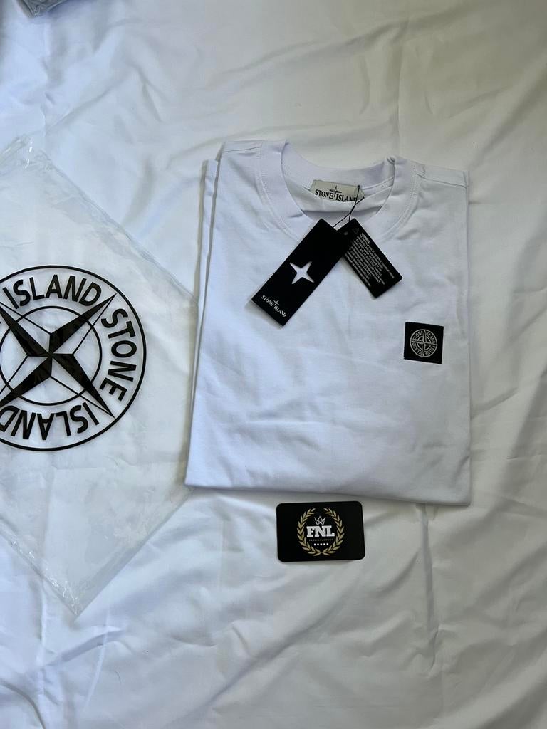 Stone Island shirt, Kleding | Heren, T-shirts, Ophalen of Verzenden, Zo goed als nieuw, Maat 48/50 (M), Wit