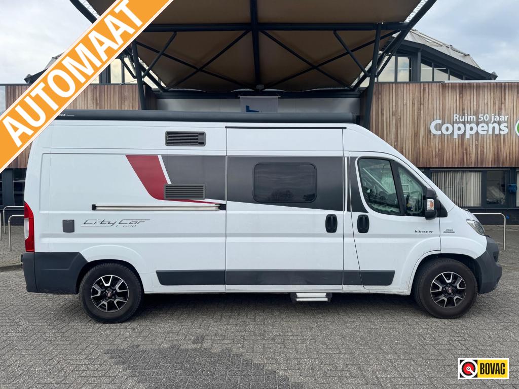 Bürstner City Car C 600 Automaat !!, Caravans en Kamperen, Automaat, Ringverwarming, Koelkast, Fiat