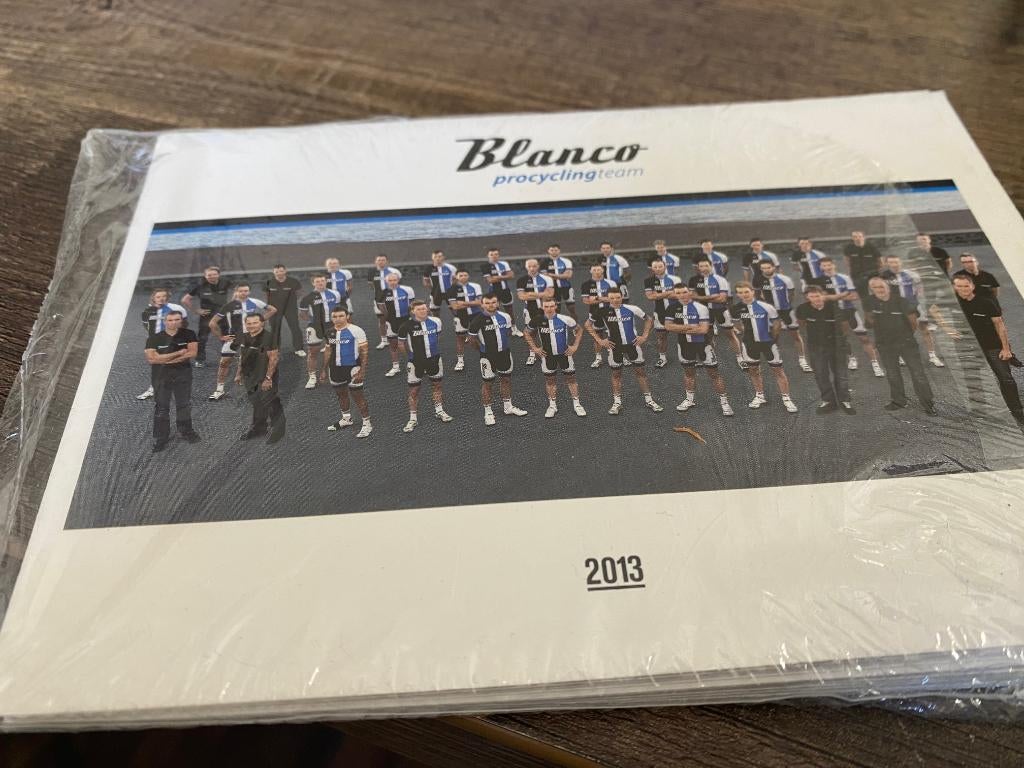 fotokaarten wielrennen team Blanco 2013, Ophalen of Verzenden, Nieuw, Overige sporten, Spelerskaart