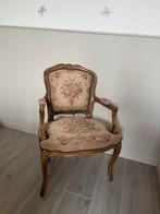 Louis XV / barokstijl fauteuil met bloemstof, Ophalen