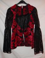 Leuke roze/zwarte MARKIES/PIRAAT top, Ophalen, Carnaval, Kleding, Maat 36 (S)