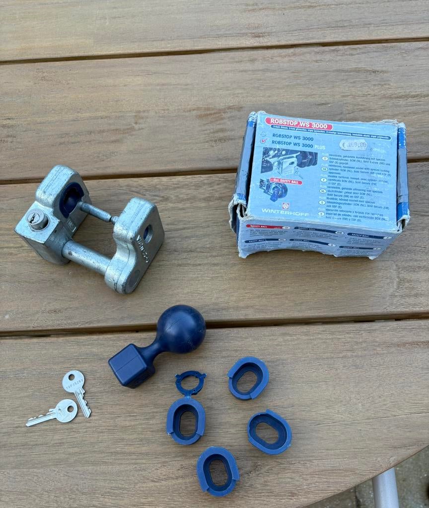 Disselslot  winterhoff, Caravans en Kamperen, Caravan accessoires, Ophalen, Gebruikt