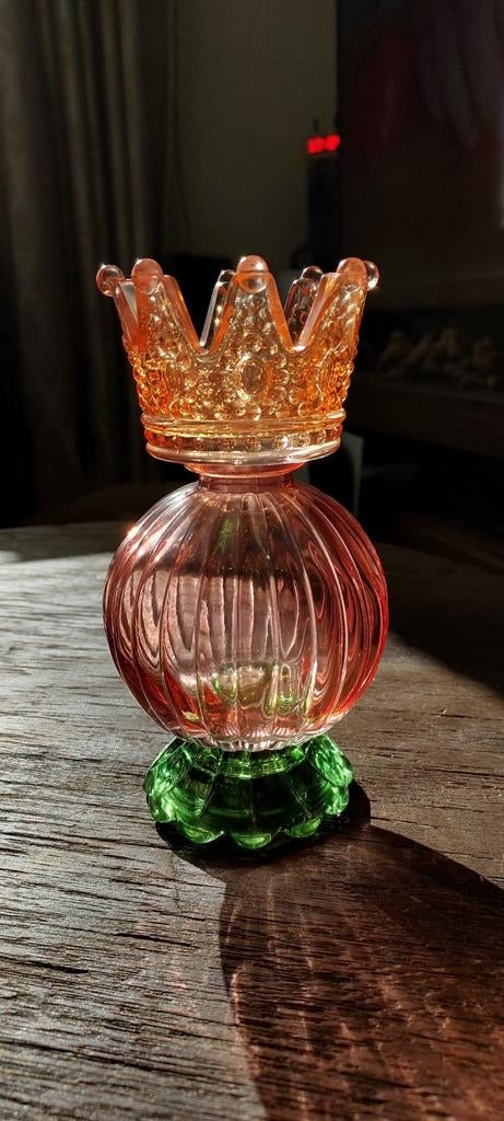 Anna + Nina Kroon Kaarshouder van Verdikt Glas - Nieuw, Ophalen of Verzenden